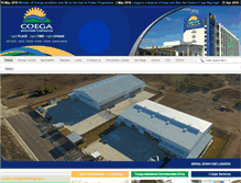 Tablet Screenshot of coega.co.za